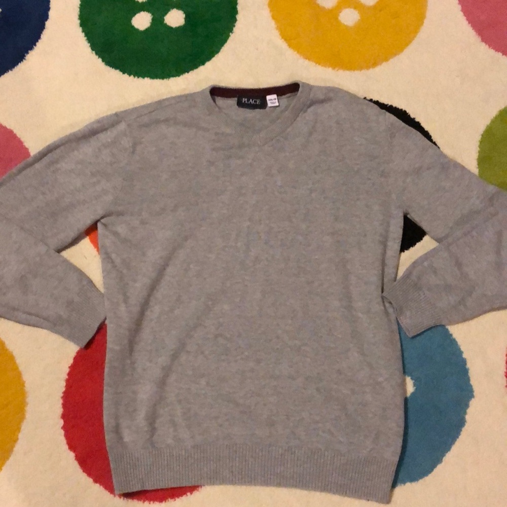 Boys v neck long sleeve sweatshirt